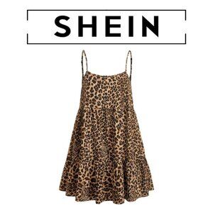 SHEIN Leopard Print Mini Dress